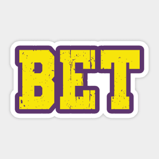 Michigan State Champions Bet Sticker